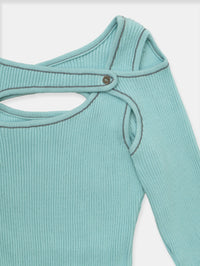 Score Knit Top Celadon-René Scheibenbauer-APOC STORE