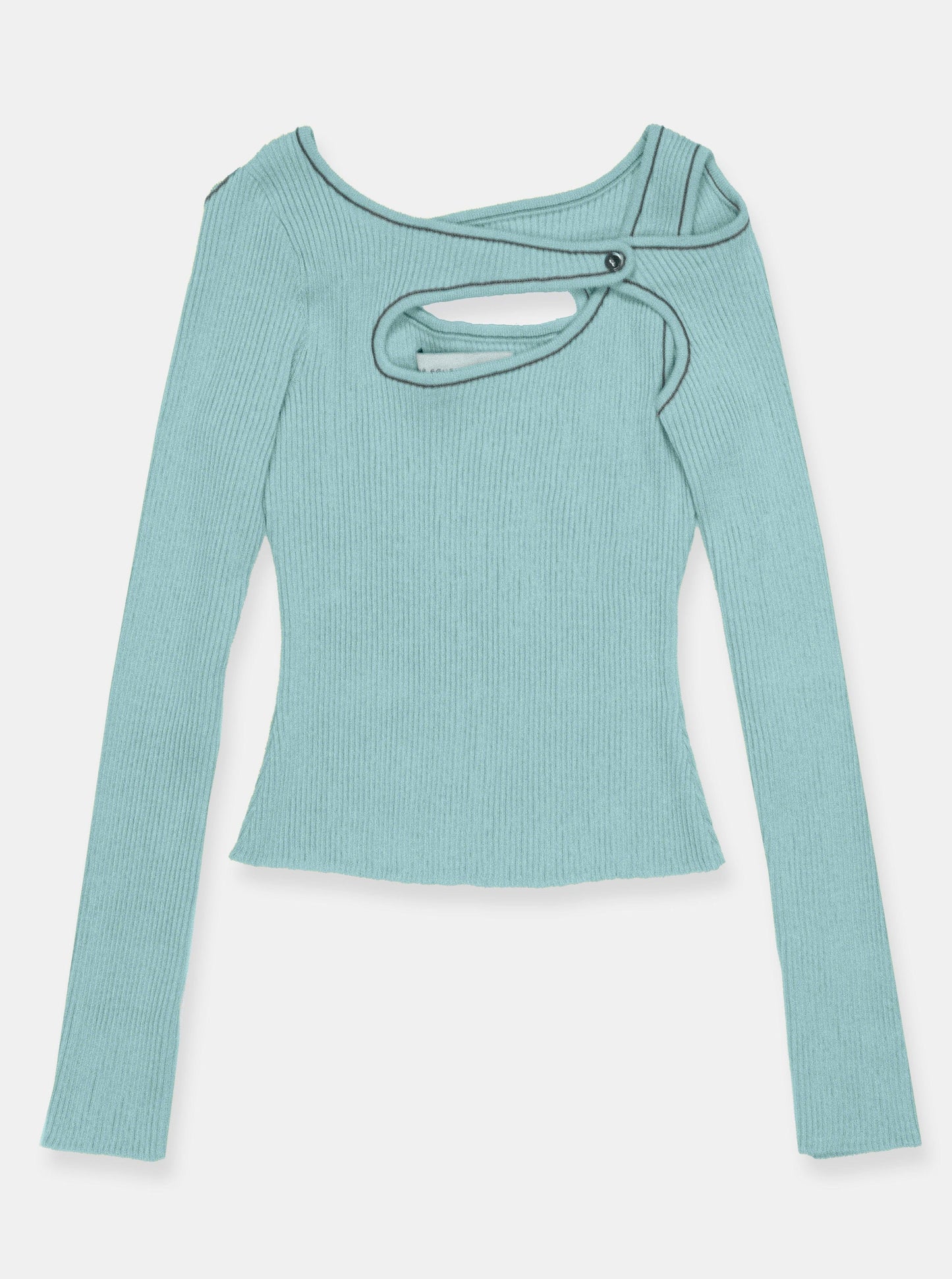 Score Knit Top Celadon-René Scheibenbauer-APOC STORE