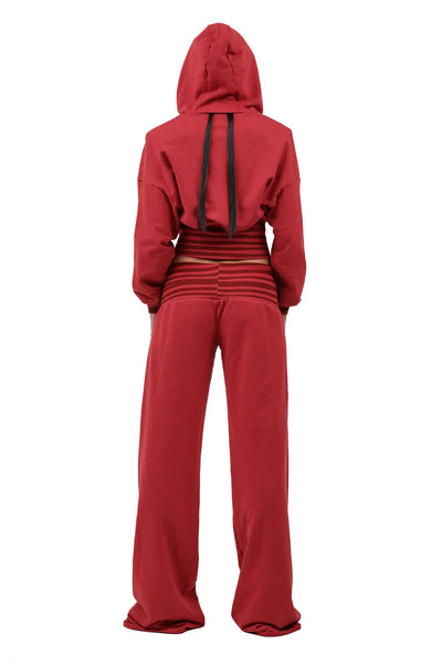 Circus Pant - Marone/Red-Karlaidlaw-APOC STORE