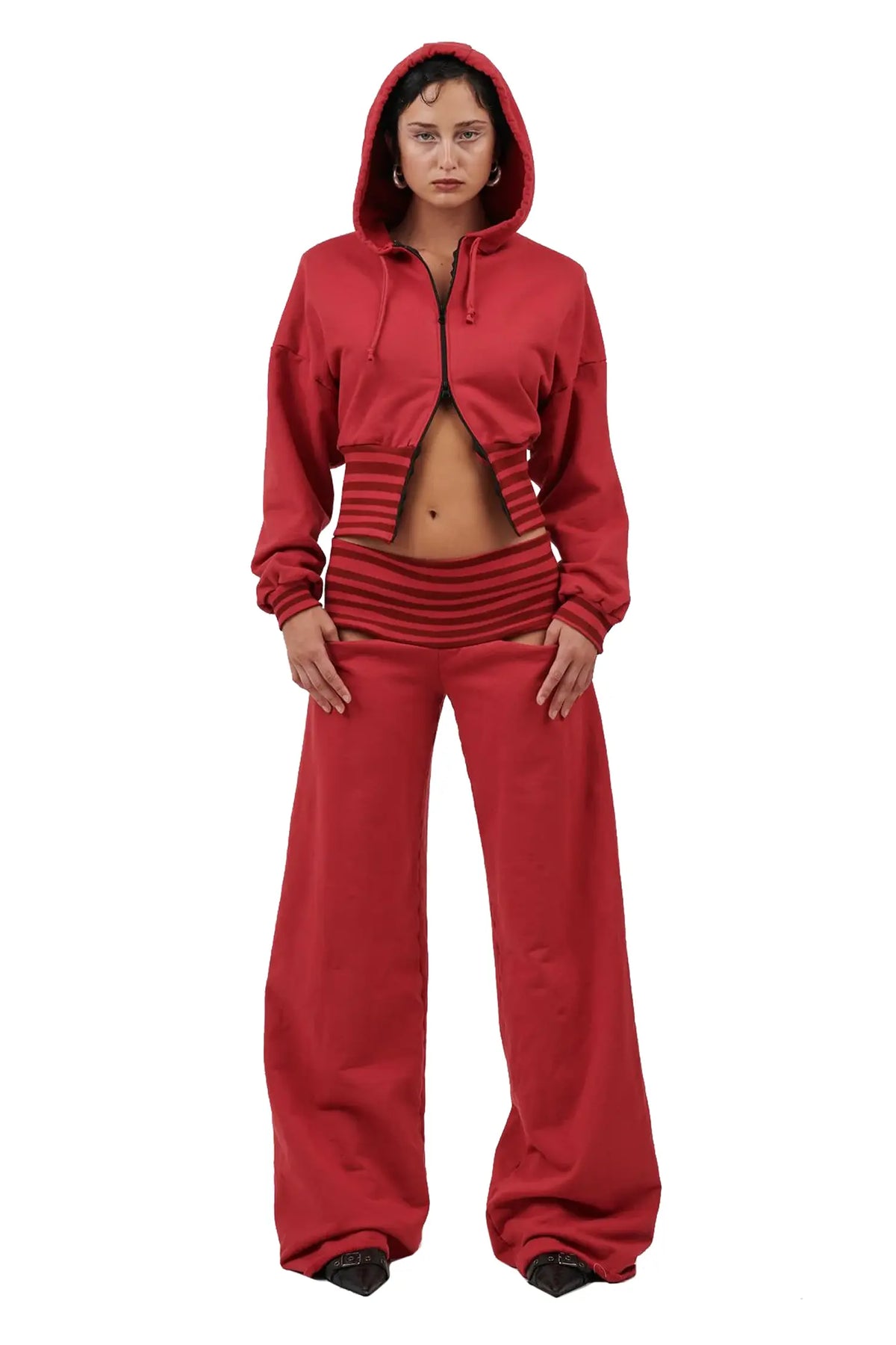 Circus Pant - Marone/Red-Karlaidlaw-APOC STORE