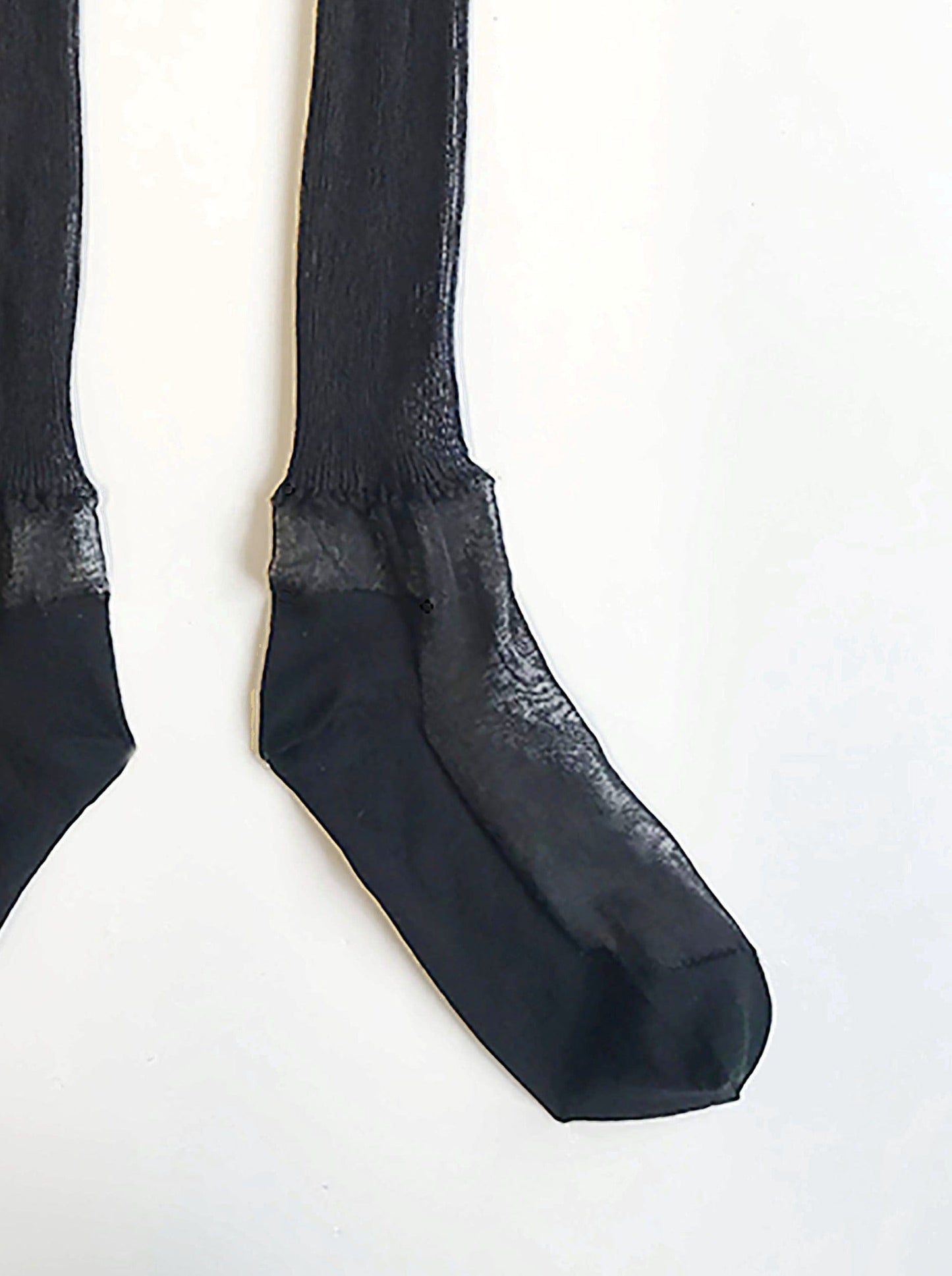 Black Monofilament Socks-Khanh Brice Nguyen-APOC STORE