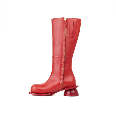 Olivia No Platform Red-CRUDA-APOC STORE