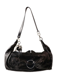 Charcoal charm bag-Gabrielle Rosenstein-APOC STORE