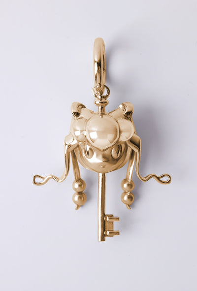 Key charm Gold-Gabrielle Rosenstein-APOC STORE