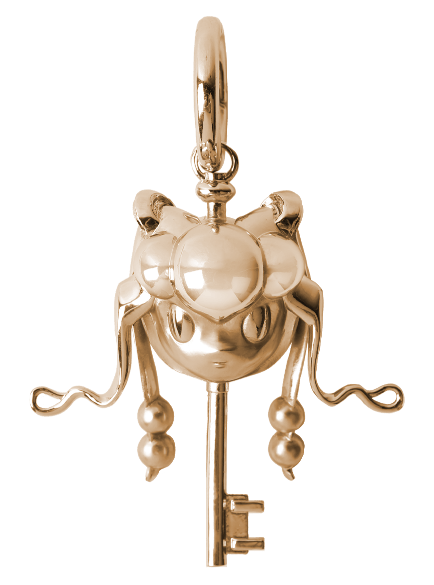 Key charm Gold-Gabrielle Rosenstein-APOC STORE
