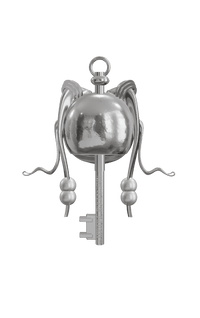 Key charm Silver-Gabrielle Rosenstein-APOC STORE