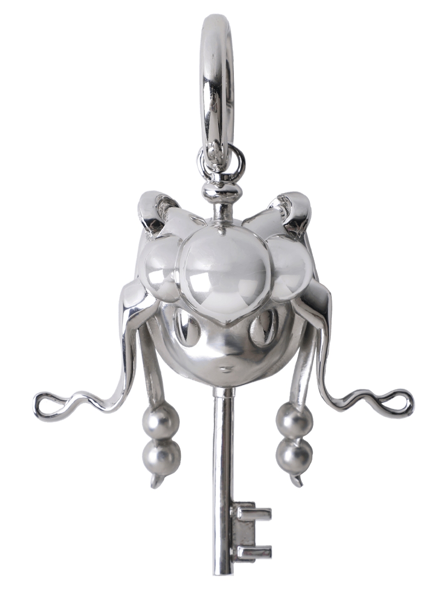Key charm Silver-Gabrielle Rosenstein-APOC STORE
