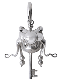 Key charm Silver-Gabrielle Rosenstein-APOC STORE
