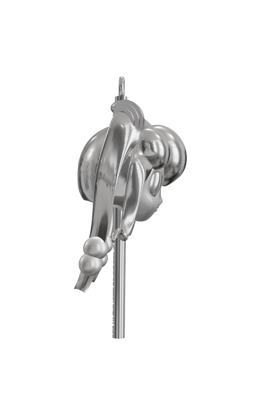 Key charm Silver-Gabrielle Rosenstein-APOC STORE