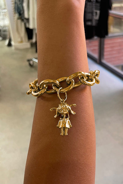 Lil charm bracelet Gold-Gabrielle Rosenstein-APOC STORE