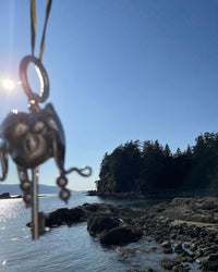 Key charm Silver-Gabrielle Rosenstein-APOC STORE