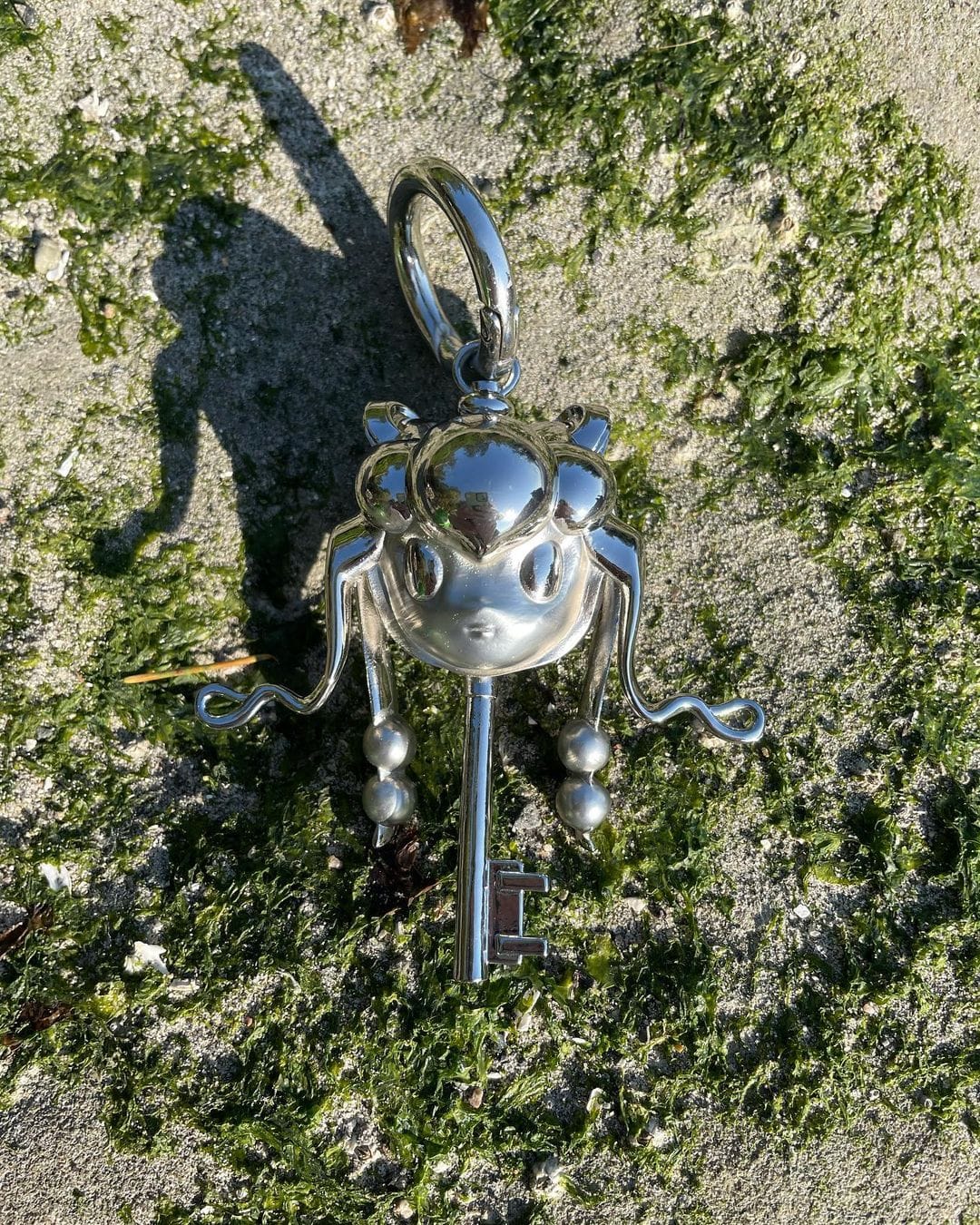 Key charm Silver-Gabrielle Rosenstein-APOC STORE