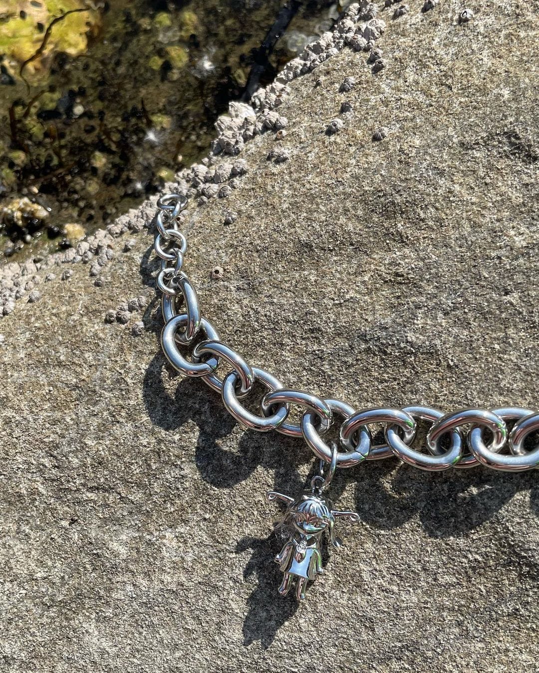 Lil charm bracelet Silver-Gabrielle Rosenstein-APOC STORE