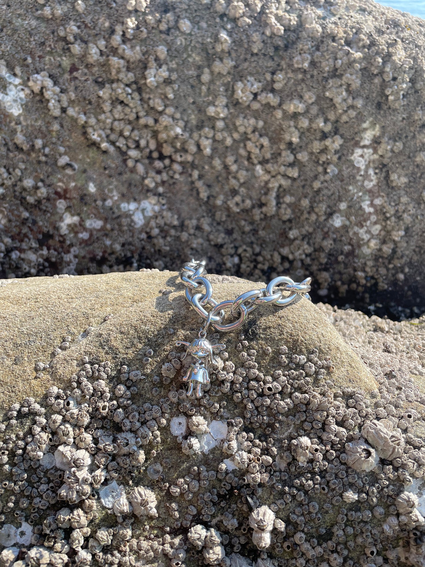 Lil charm bracelet Silver-Gabrielle Rosenstein-APOC STORE