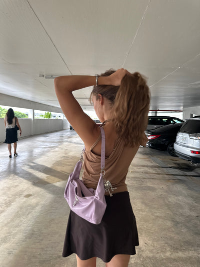 Lilac charm bag-Gabrielle Rosenstein-APOC STORE