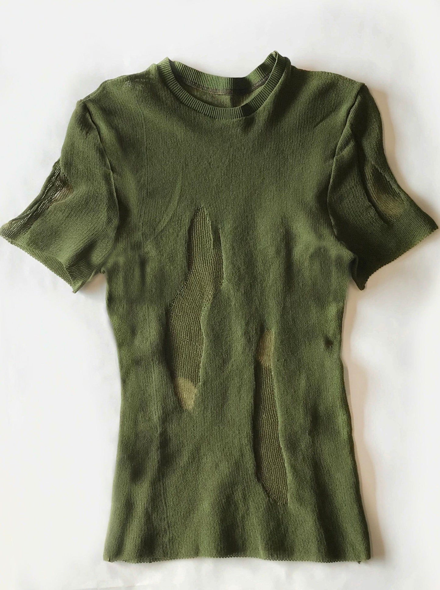 Moss Drop Stitch T-shirt-Khanh Brice Nguyen-APOC STORE