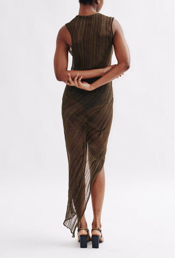 Rain Dress - Moss-Khanh Brice Nguyen-APOC STORE