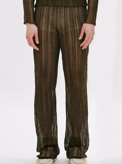 Rain Trousers - Moss-Khanh Brice Nguyen-APOC STORE