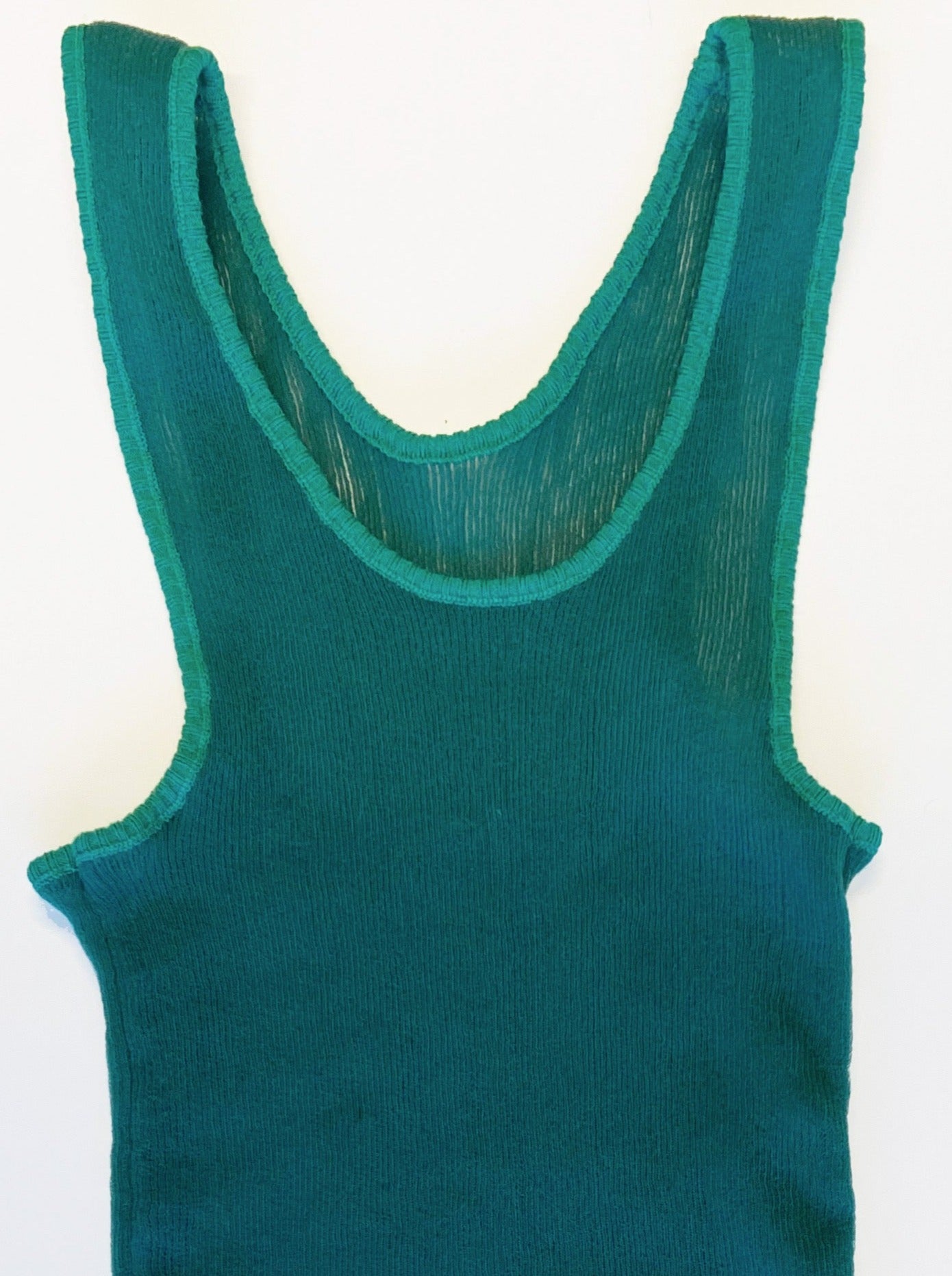 Monofilament Tank - Teal-Khanh Brice Nguyen-APOC STORE