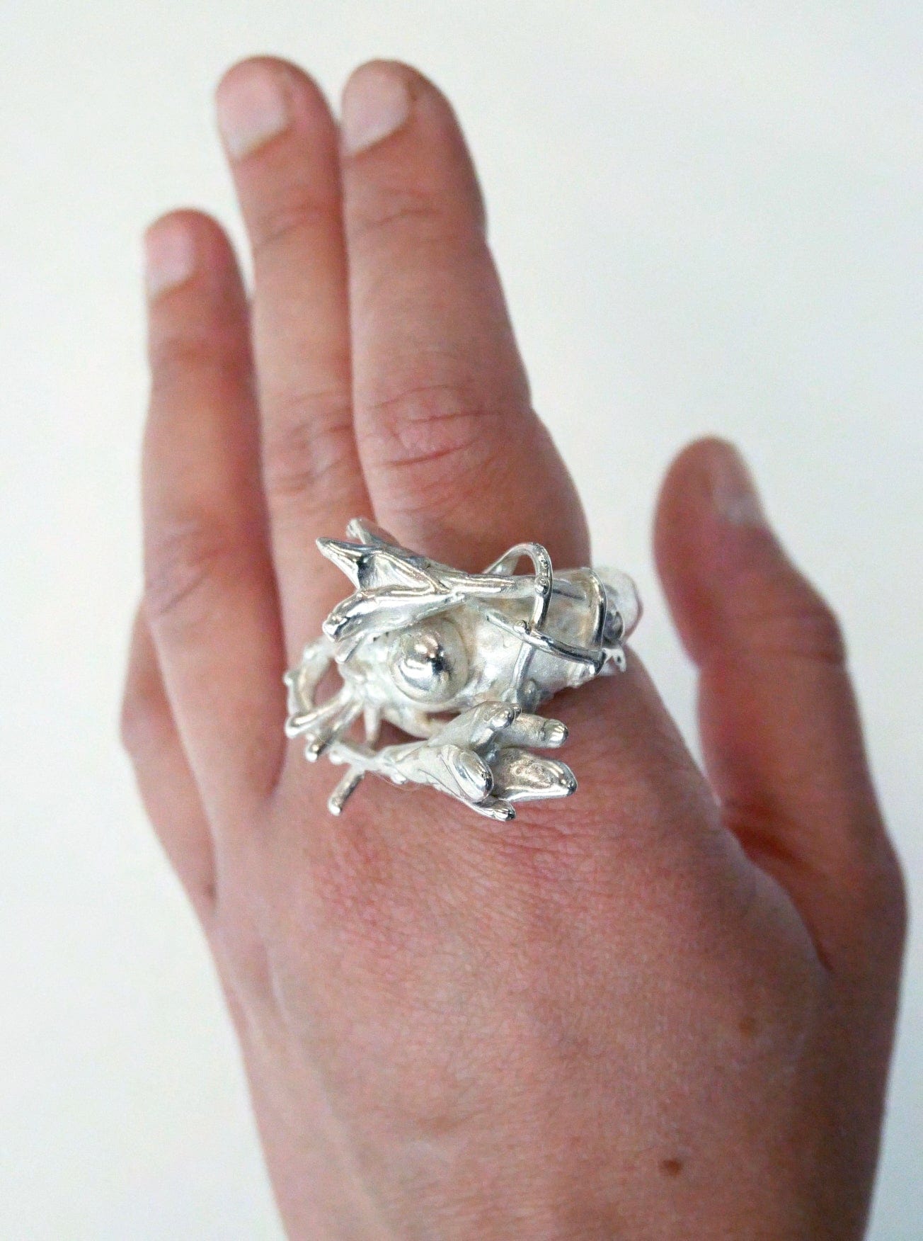 Crossed Lillies Ring-Élise Deubel-APOC STORE
