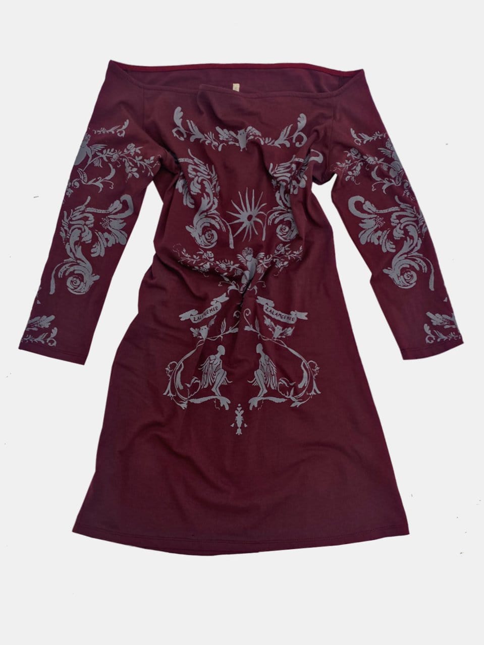 ORBIT DRESS BURGUNDY-Lalameemee-APOC STORE