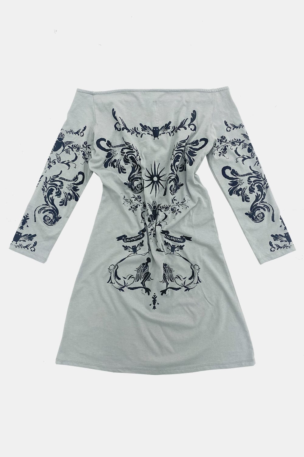 ORBIT DRESS LIGHT GREY-Lalameemee-APOC STORE