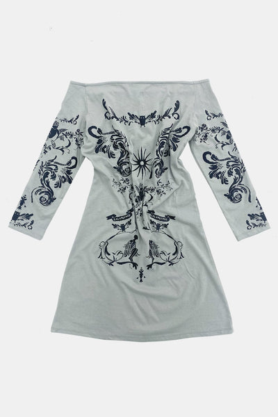 ORBIT DRESS LIGHT GREY-Lalameemee-APOC STORE