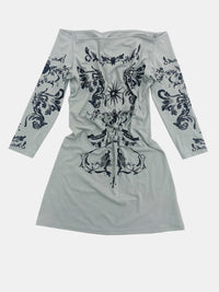 ORBIT DRESS LIGHT GREY-Lalameemee-APOC STORE