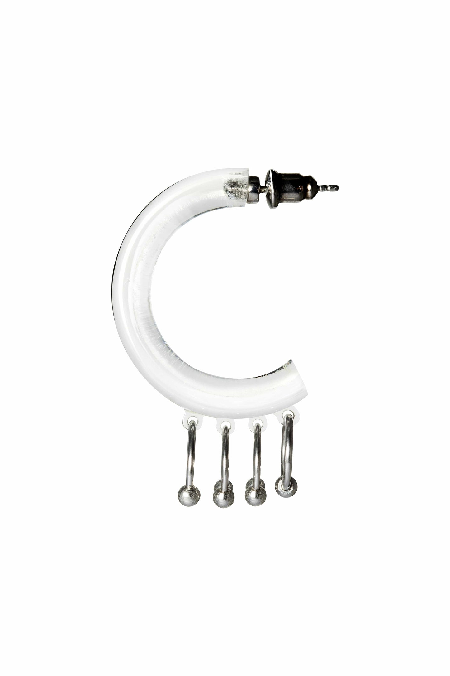 Pvc Punk Piercing Earrings-anGostura-APOC STORE