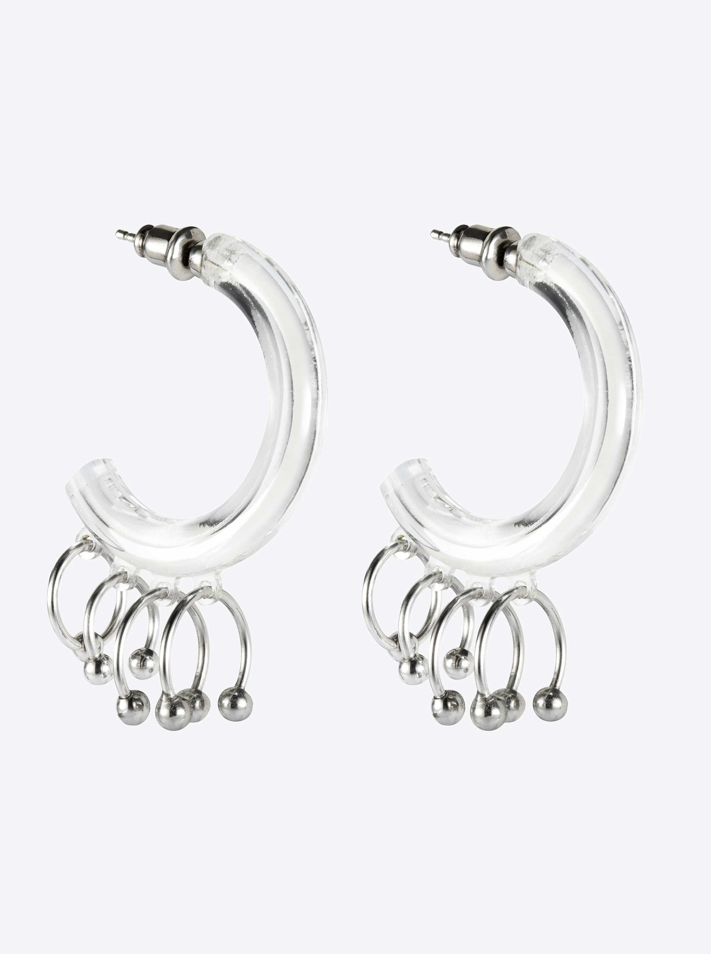 Pvc Punk Piercing Earrings-anGostura-APOC STORE
