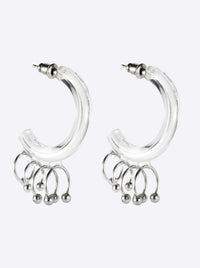 Pvc Punk Piercing Earrings-anGostura-APOC STORE