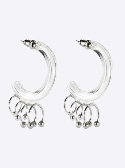 Pvc Punk Piercing Earrings-anGostura-APOC STORE