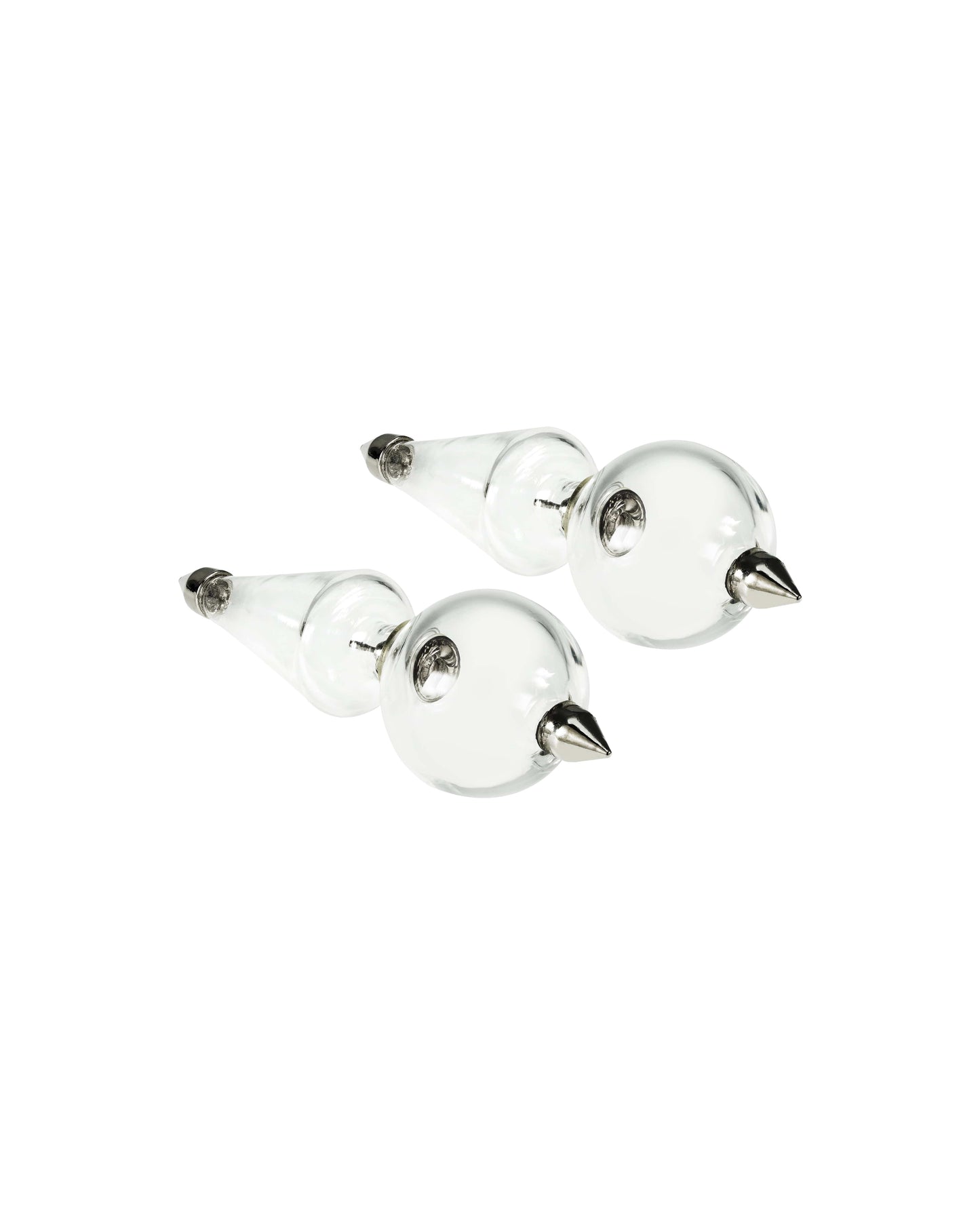 Glass Punk Piercing Earrings-anGostura-APOC STORE