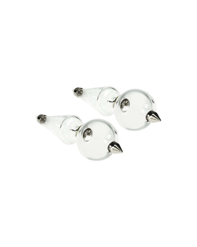 Glass Punk Piercing Earrings-anGostura-APOC STORE