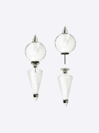 Glass Punk Piercing Earrings-anGostura-APOC STORE