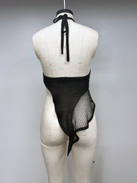 Upcycled Asymmetrical Knit Tank Top-Raquel de Carvalho-APOC STORE