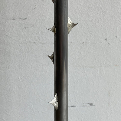 FLOORSTANDING CANDLESTICK WITH THORNS-Louie Isaaman-Jones-APOC STORE