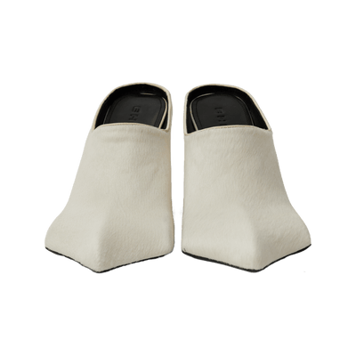 Drago Mules White Unshaved-BHIVE-APOC STORE