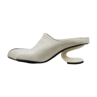 Drago Mules White Unshaved-BHIVE-APOC STORE