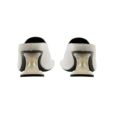 Drago Mules White Unshaved-BHIVE-APOC STORE