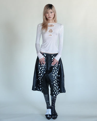 cutout long sleeve top-mew swim-APOC STORE