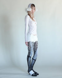 cutout long sleeve top-mew swim-APOC STORE