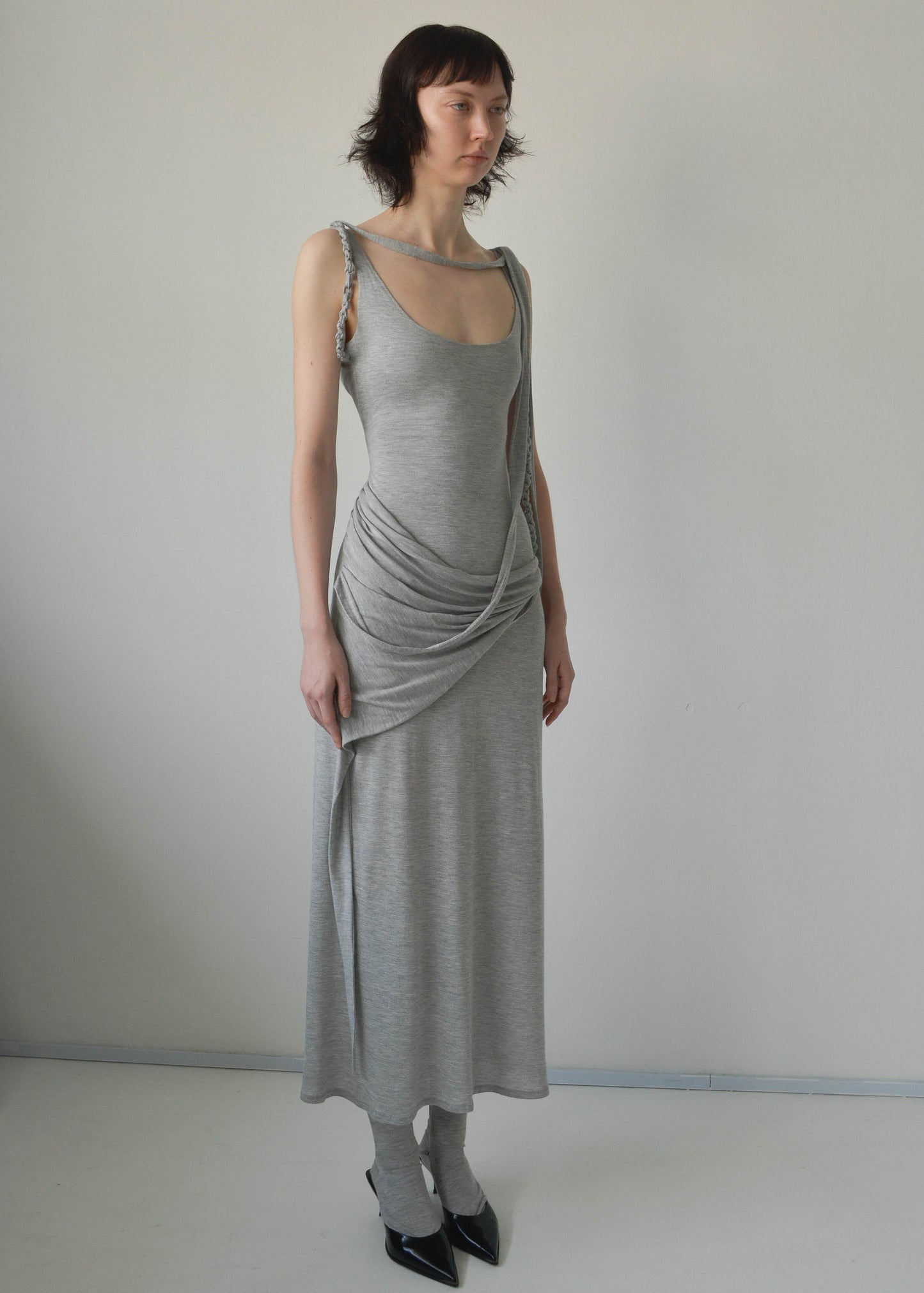 PIERO DRAPED DRESS-Caro Chia-APOC STORE