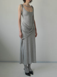 PIERO DRAPED DRESS-Caro Chia-APOC STORE