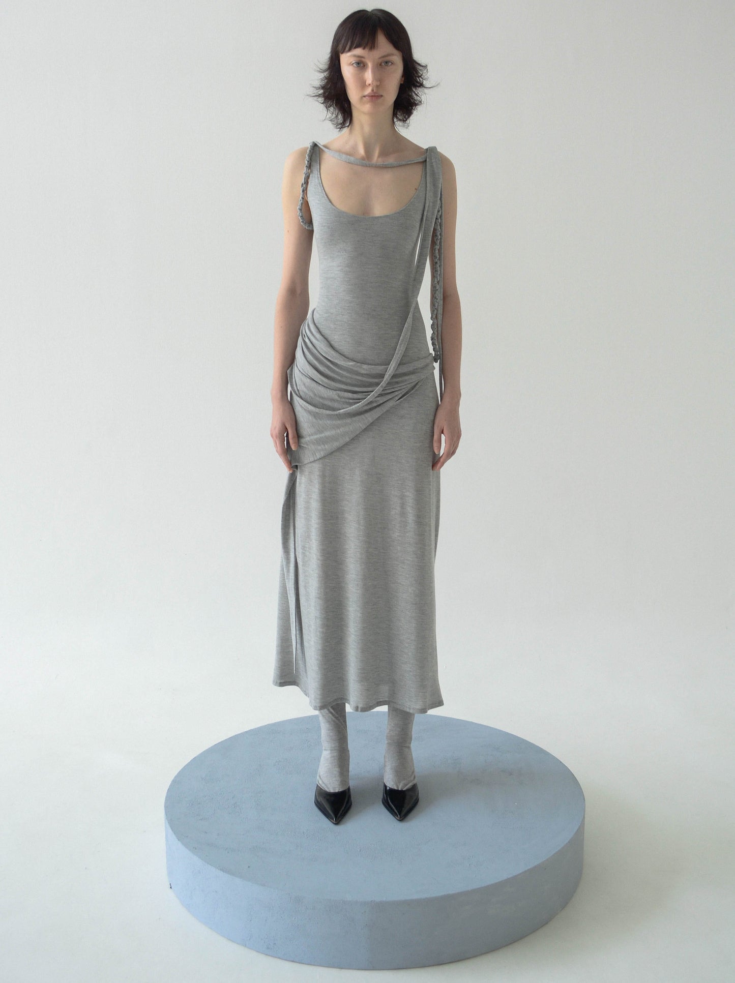 PIERO DRAPED DRESS-Caro Chia-APOC STORE