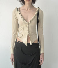 PISCES DRAPED TOP-Caro Chia-APOC STORE