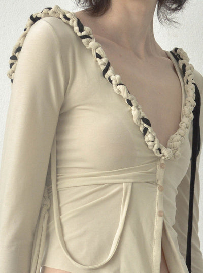 PISCES DRAPED TOP-Caro Chia-APOC STORE