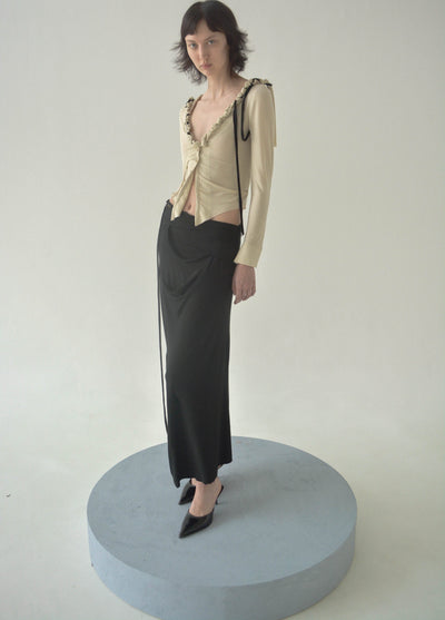 LANS DRAPED SKIRT-Caro Chia-APOC STORE
