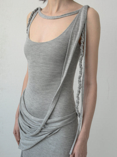 PIERO DRAPED DRESS-Caro Chia-APOC STORE