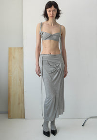 PIERO DRAPED SKIRT-Caro Chia-APOC STORE